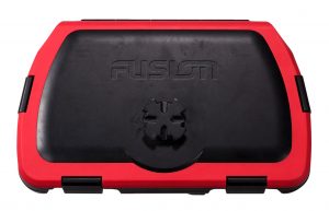 Fusion Active Safe - Waterproof Storage & Stereo Active Dock - Red
