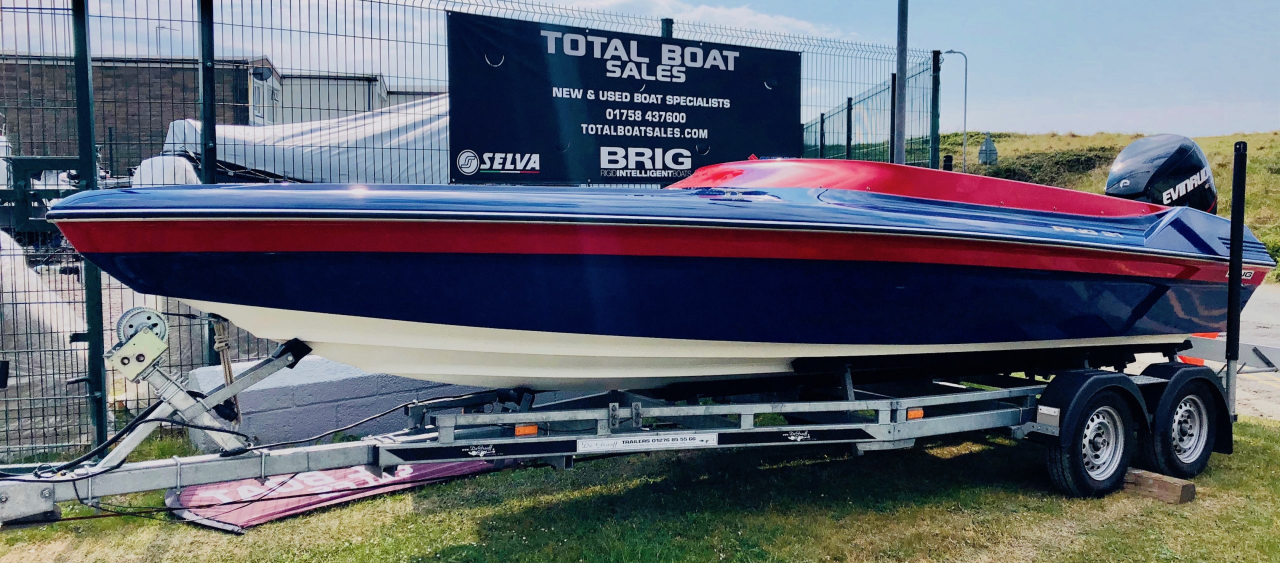 RING 21c Powerboat + Evinrude 225hp E-TEC For Sale